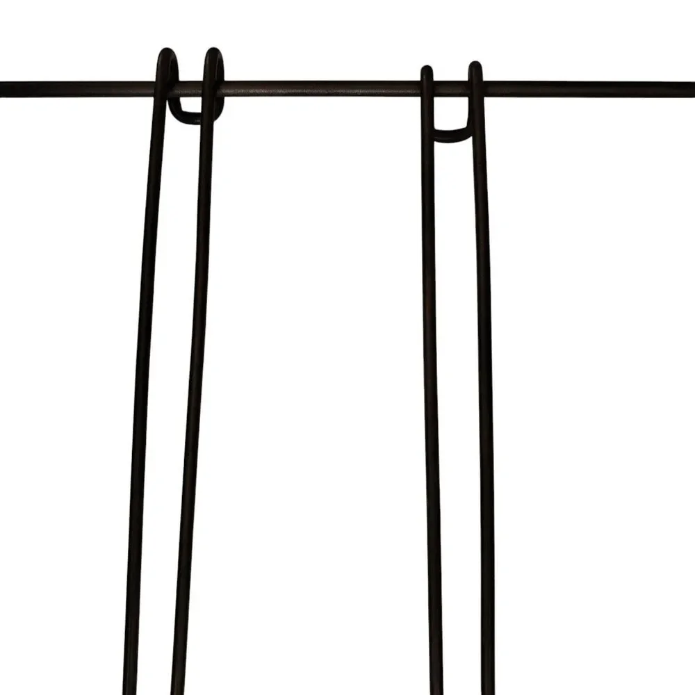 3 pc Hanging Pillar or Jar Candle holder Set Made In Mexico Sturdy Wrought Iron‎